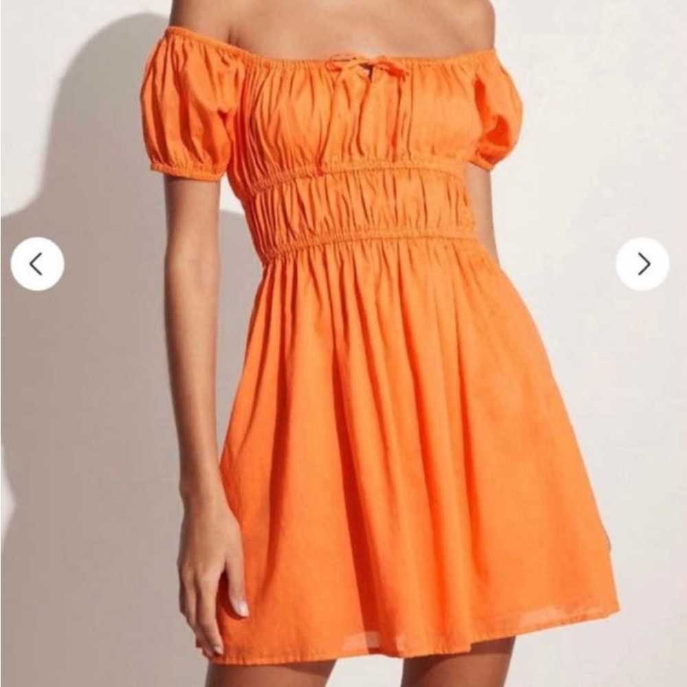Faithfull The Brand Viola Mini Dress 🧡
